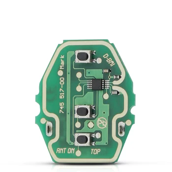 Circuito chiave telecomando per BMW EWS System X3 X5 Z3 Z4 1/3/5/7 1 3 5 7 X3 X5 Z3 serie 3 pulsanti 315/433MHz