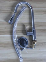 Kitchen Faucet Single Hole Pull Out Spout Kitchen Sink Mixer Tap Stream Sprayer Head Chrome/Black Mixer Tap 6
