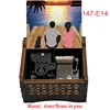 river flows in you Wood mechanical Music Box for South Korea piano guitar Friends birthday New year Christmas gift 2