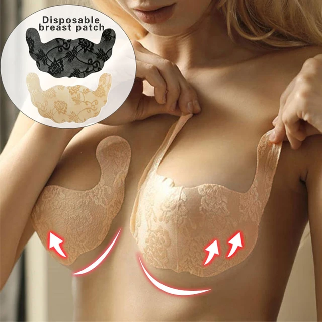 1 Pair U Shape Sexy Adhesive Bra Push Up Invisible Breast Lace Seamless  Silicone Bras Pads Bralette Nipple Cover Underwear - AliExpress