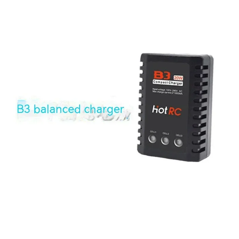 

Hotrc B3 20w Aircraft Model Balance Charger For 2s, 3s, 7.4v, 11.1v Lithium Battery Fast Charging Universal