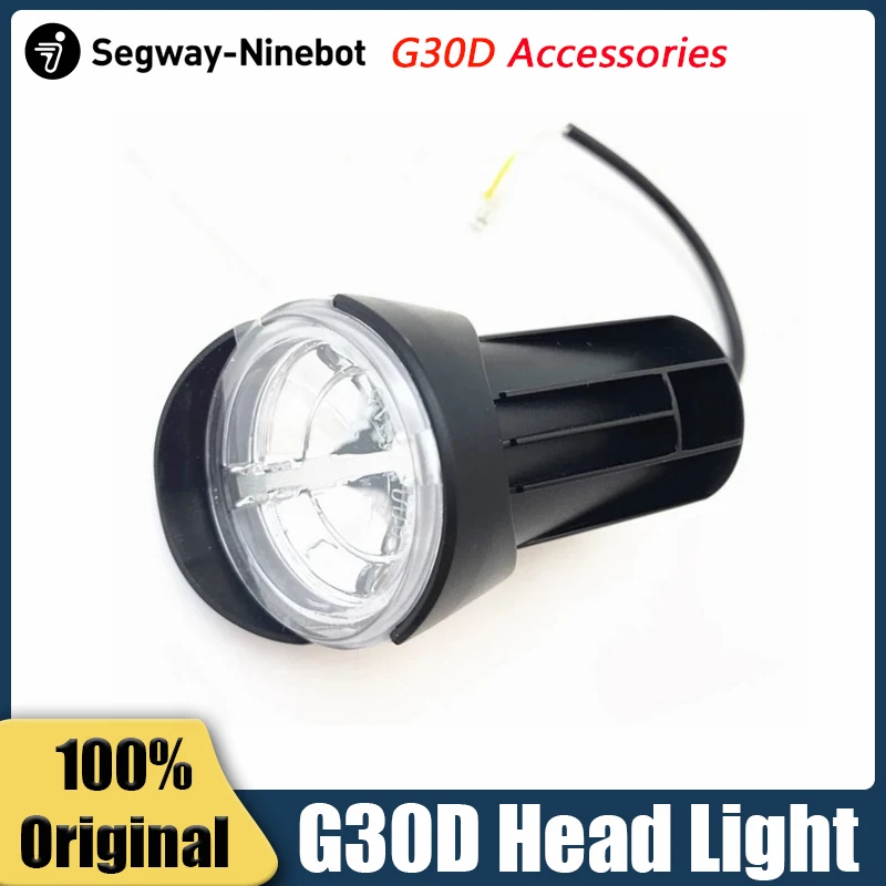 

Оригинальный Головной фонарь для Ninebot MAX G30D, складной умный электрический скутер, скейтборд, подсветсветильник для самоката, аксессуары для сборки