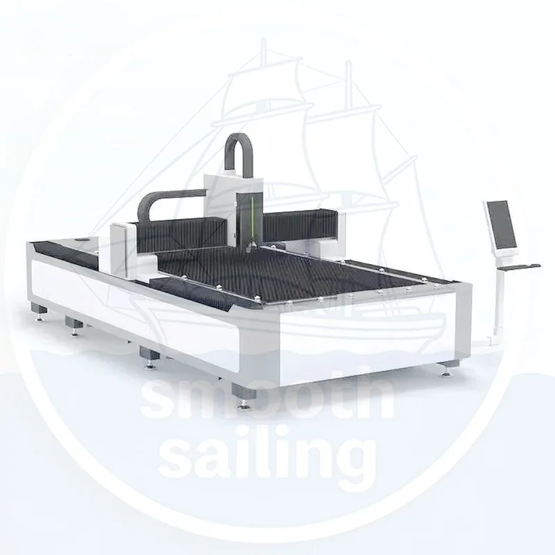 산업용 금속 절단 파이버 레이저 기계, 1000W 1500W 2KW 3KW 옵션 절단 장비