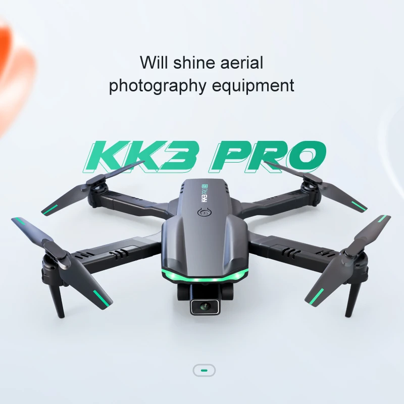 KBDFA KK3 PRO Drones With Camera HD 4K Professional Aerial Photography Foldable Quadcopter RC Fixed Altitude Remote Control syma x5c remote control quadcopter