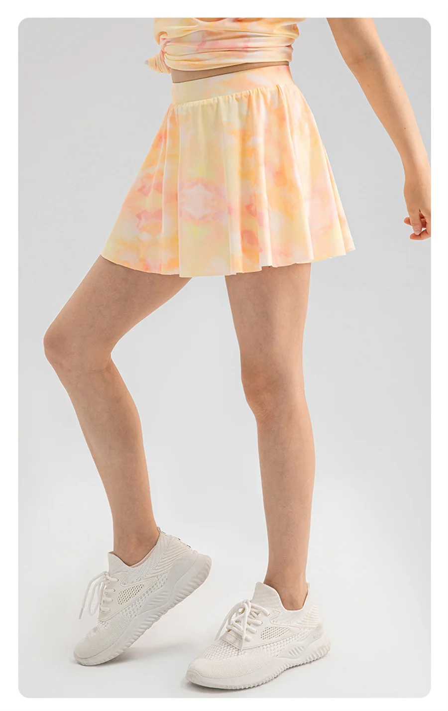 Children Golf Tennis Skirt With Shorts Girls Sport Skorts Running Dancing 2 In 1 Culottes Summer Athletic Breathable Cool Fabric 13 Sa84e1c601b2844899584ee54c6c27fabM