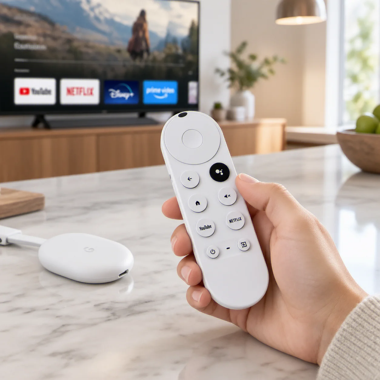 Premium Voice Remote Control for 4K Streaming Media Players