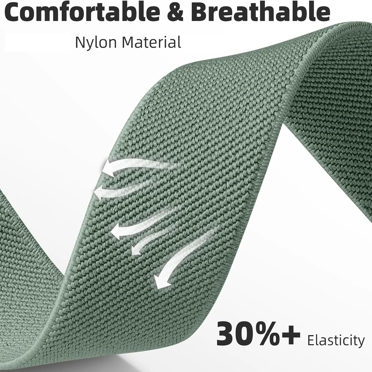 Durable Nylon Loop Sport Band for Smartwatch Wrist Straps