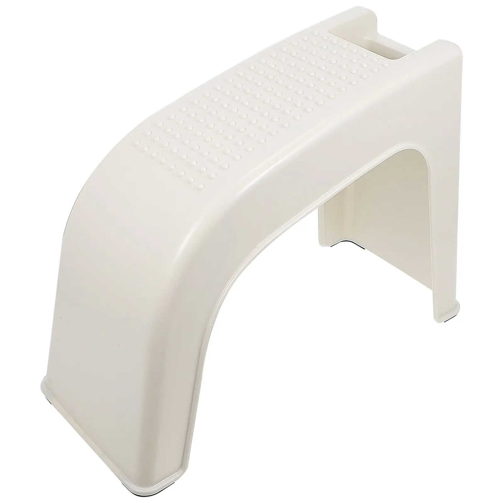 Step Stool Pedicure Shower Manicure Station Plastic Chair with Casters Foot Support