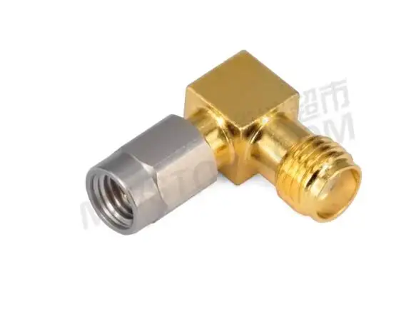SMA 암형 SSMA 수형 90도 직각 벤드 어댑터 DC-18GHz SMA/SSMA-KWJ