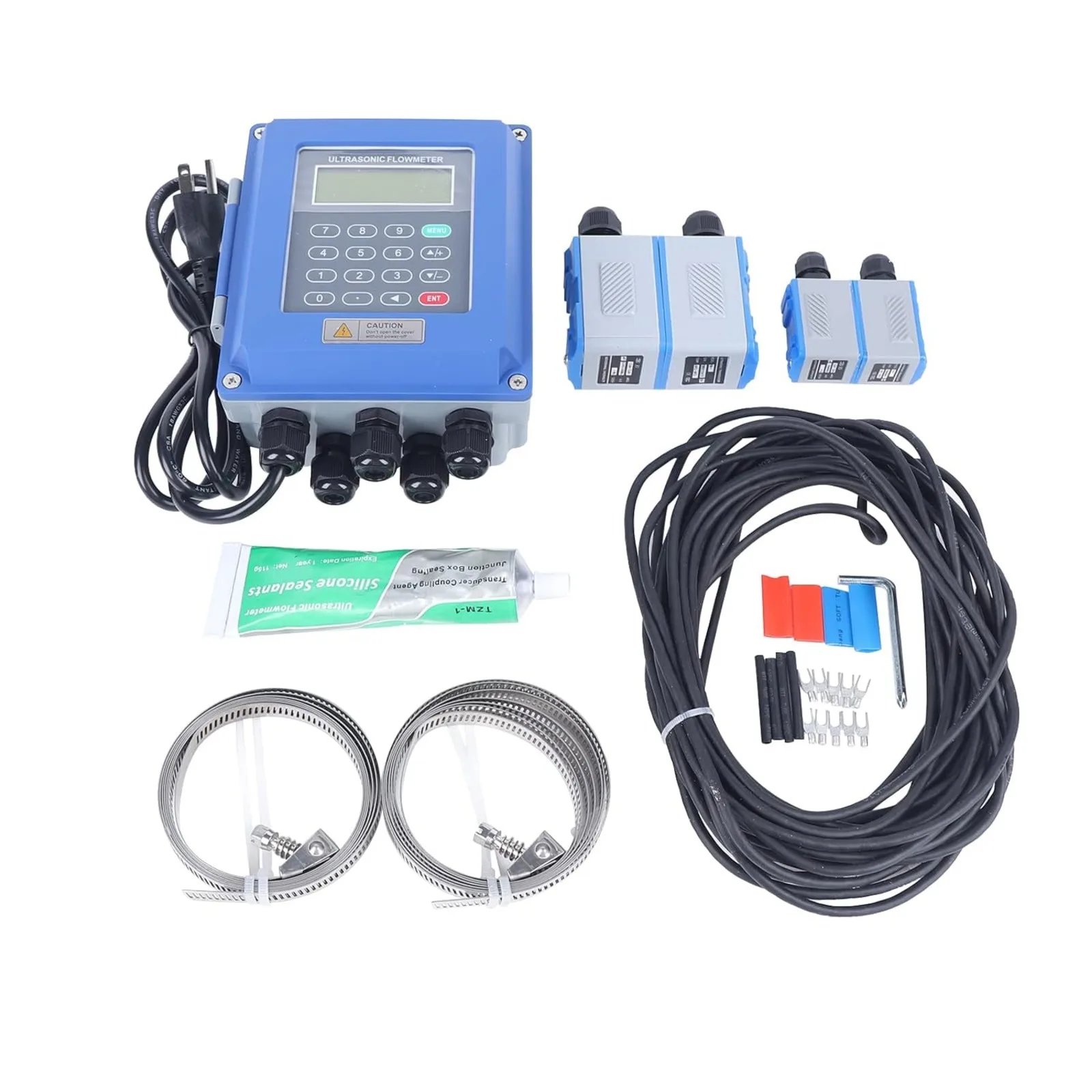 Ultrasonic Flow Meter ,TUF-2000B Liquid Water Flow Control Meter, Digital LCD Display Flowmeter Counter ,TS-2 & TM-1 Transducers