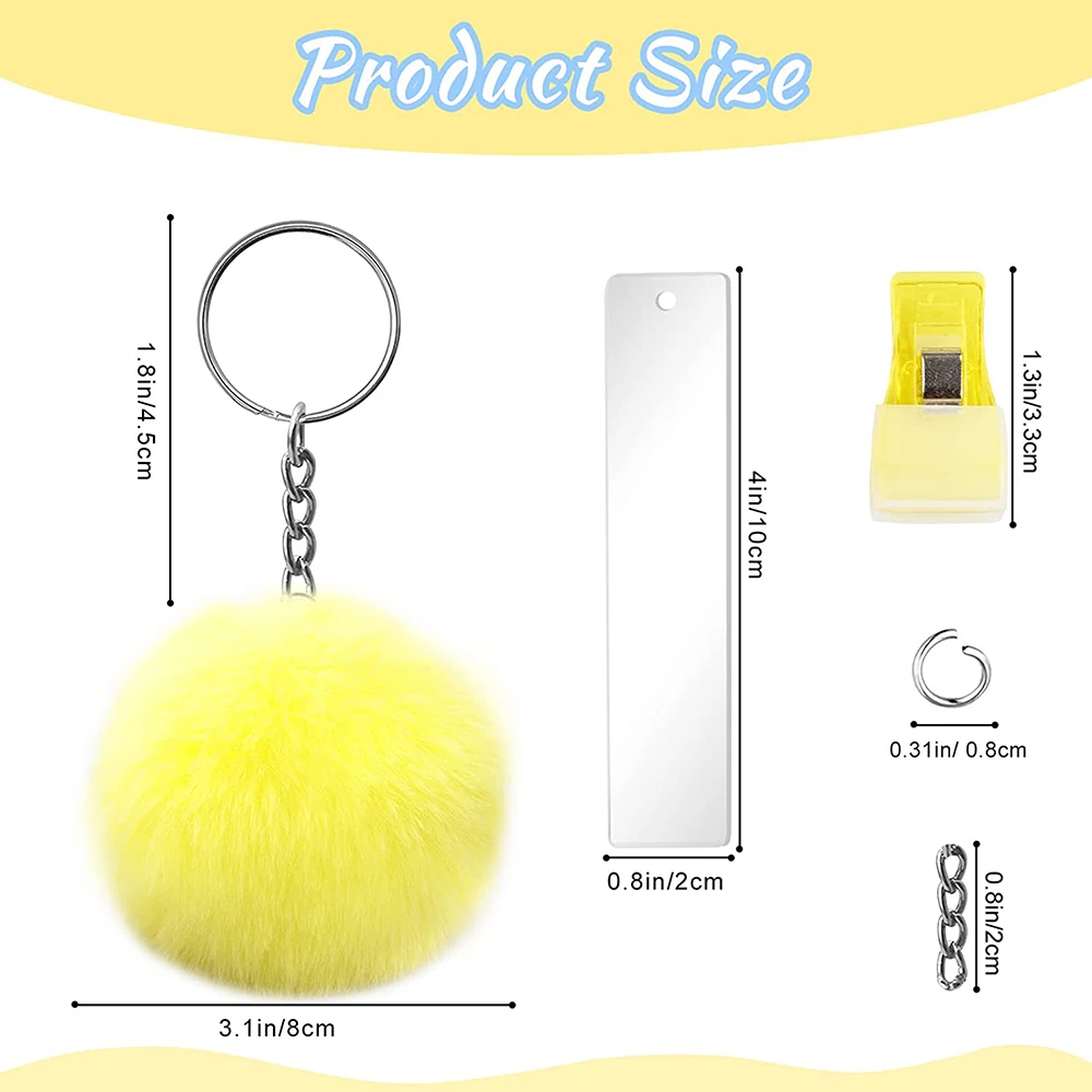 90Pcs Credit Card Puller Keychain Acrylic Debit Card Puller Custom Keychain for Long Nails Pendant DIY Craft