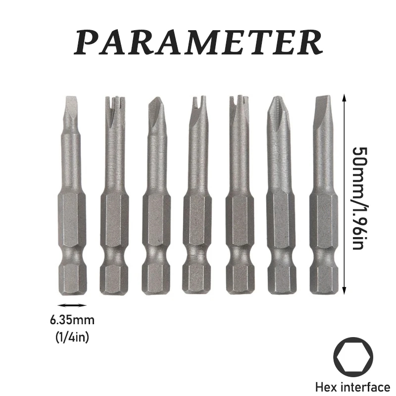 Screwdriver set 5/7/13pcs Special-Shaped Bit PH2 Triangle/U/Y Shape Three Points Cross Hand Tool/Power Tool