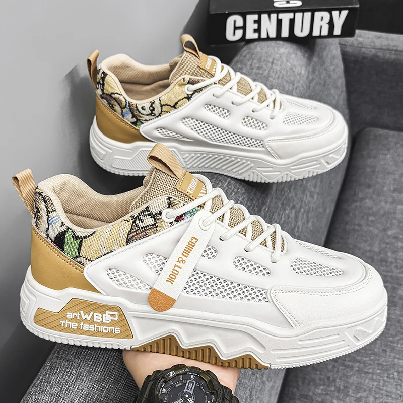 Sneakers Men Casual Autumn Vulcanized Shoes Male Walking Sport Shoes Outdoor Sneakers Male Sneakers Soft Sole Walking Shoes