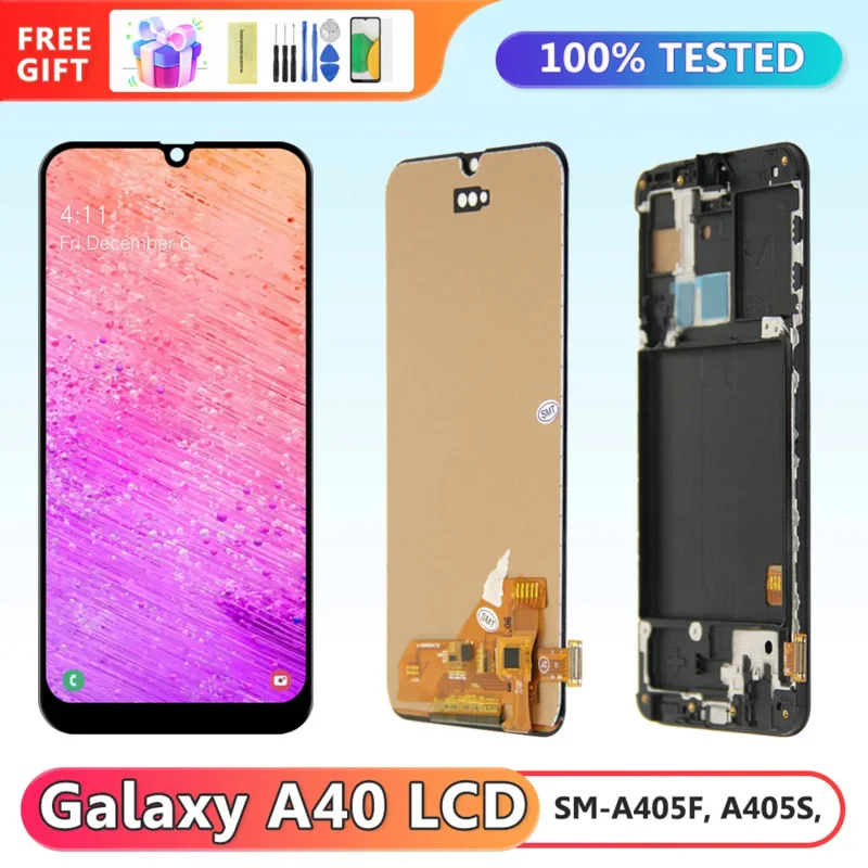 

5.9'' A40 Display Screen Replacement, for Samsung Galaxy A40 A405 A405F A405S Lcd Display