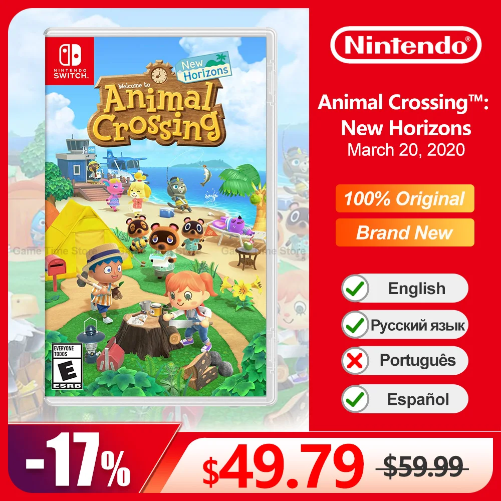 Animal Crossing New Horizons Nintendo Switch Offerte Di Gioco 100% Scheda Di Gioco Fisica Originale Ufficiale Per Console Di Gioco Switch