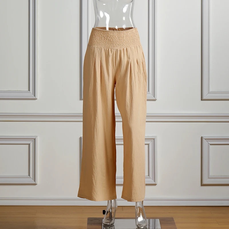 Simple Wide-Leg Casual Loose Pants