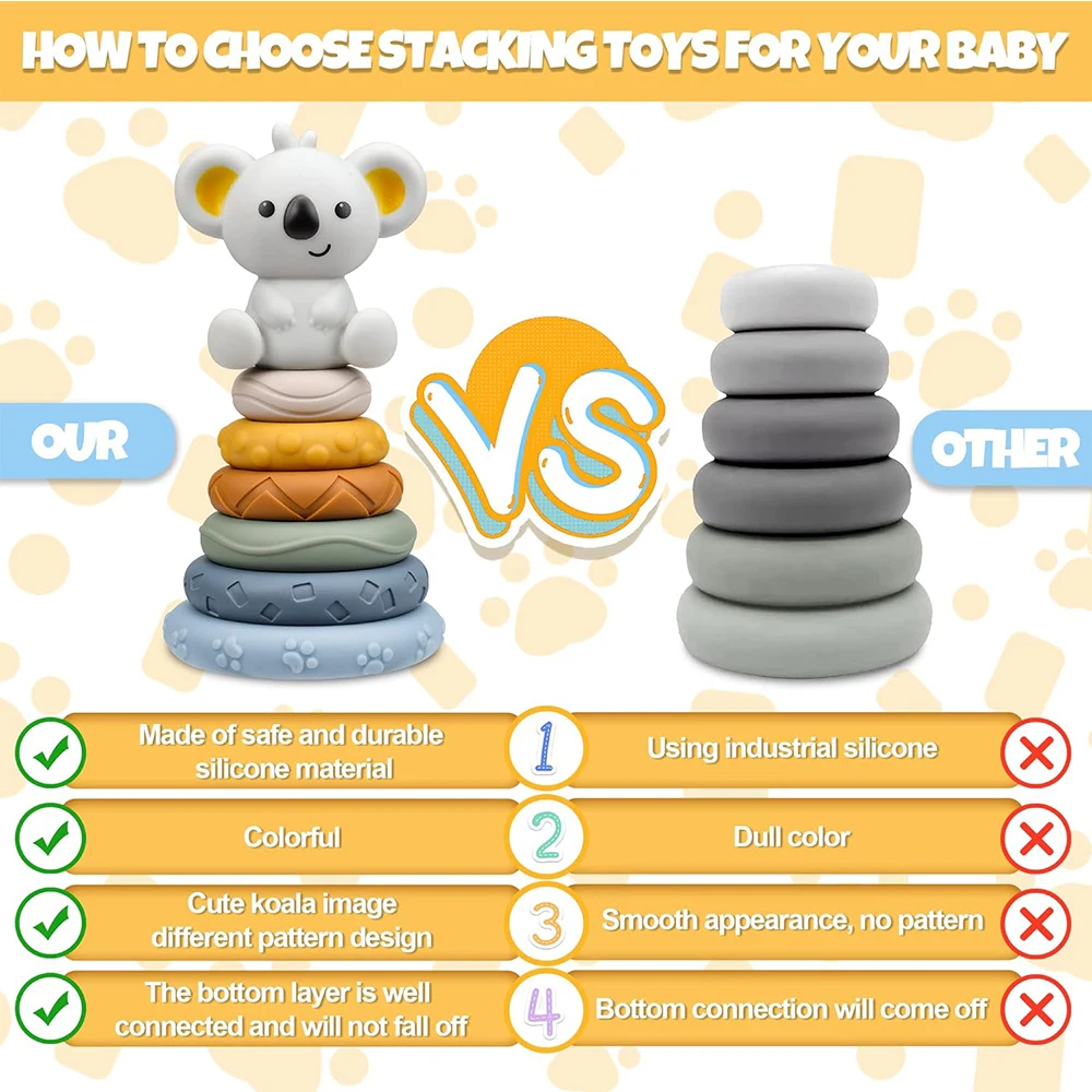 Koala Stacking Learning Toy 4