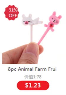 Description Picture 6 of itemKids Fruit Picks Mini Fruit Forks Kid Bento Accessories Chopsticks Mini Cute Children Snack Cake Dessert Food Pick Toothpick