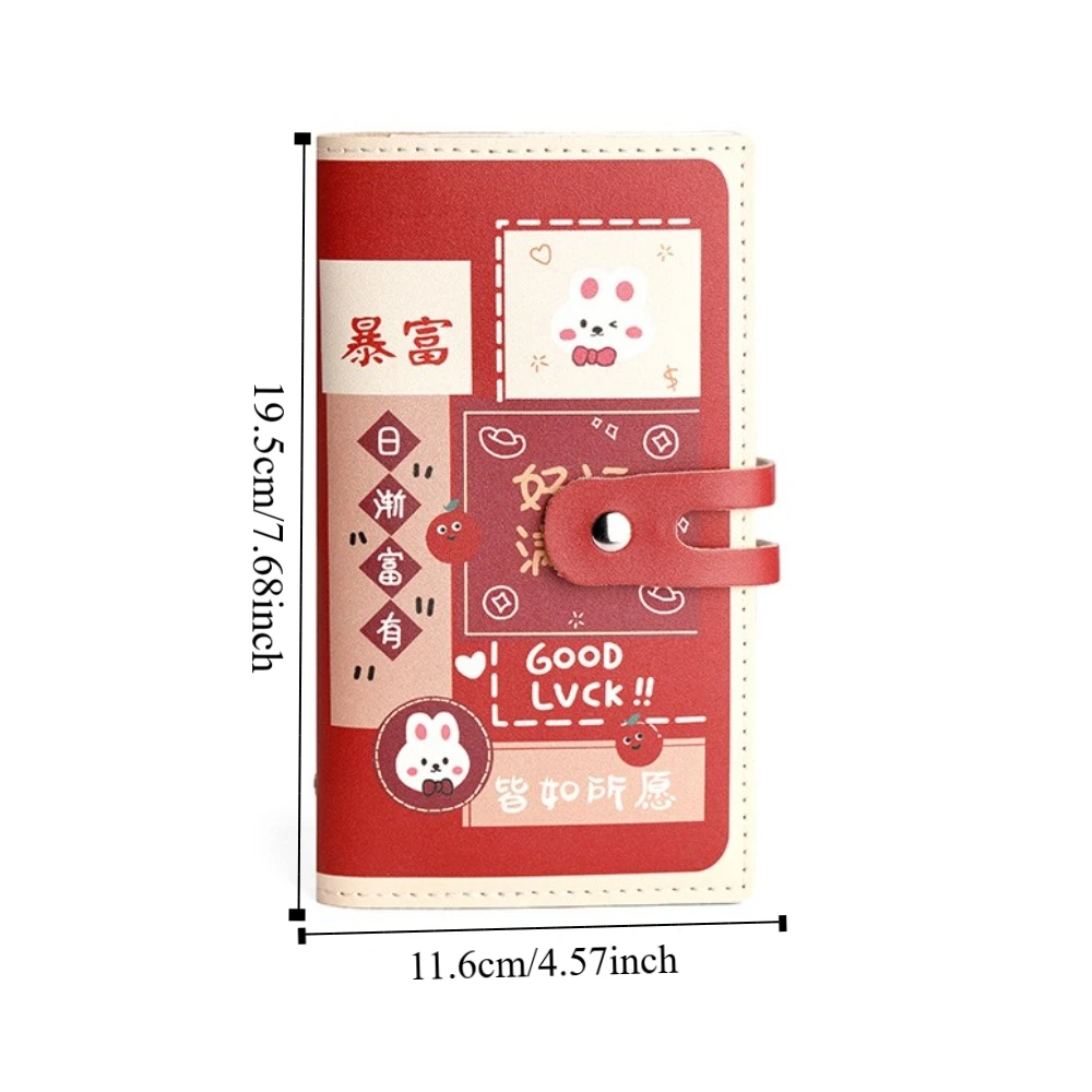 Pu Leather Money Savings Challenges Portable Waterproof Budgeting Planner Book Tear Resistant Storage Card Holder New Year Gifts