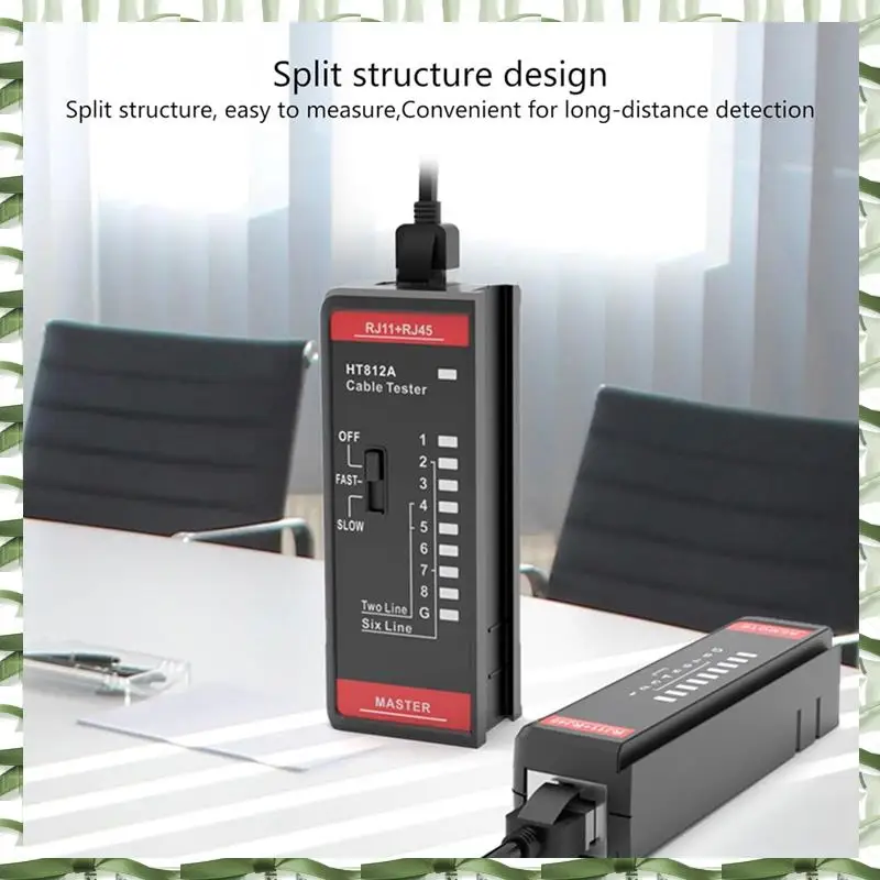 Professional Tool Wire Telephone Line Test Meter HT812A Cable Tester Line Finder RJ11 RJ45 Cable Toner Finder Tool