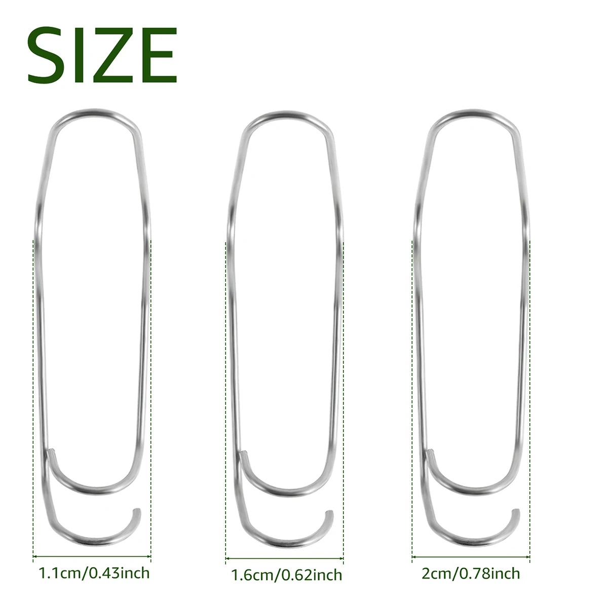 Fibbie Di Collegamento Per Tralicci Da Giardino - 50 Pezzi In Acciaio Zincato Per Piante Rampicanti - Foto 2