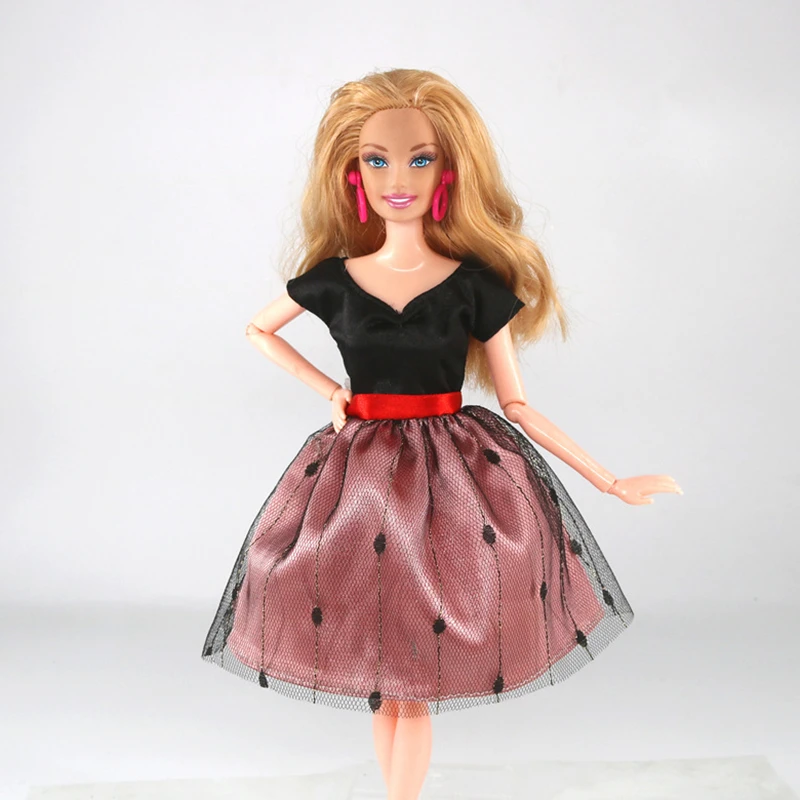 Tulle Dress for Doll Clothes for Doll 10-12 Outfit for Doll Tulle Doll's  Dress and Bag Doll Accessories 