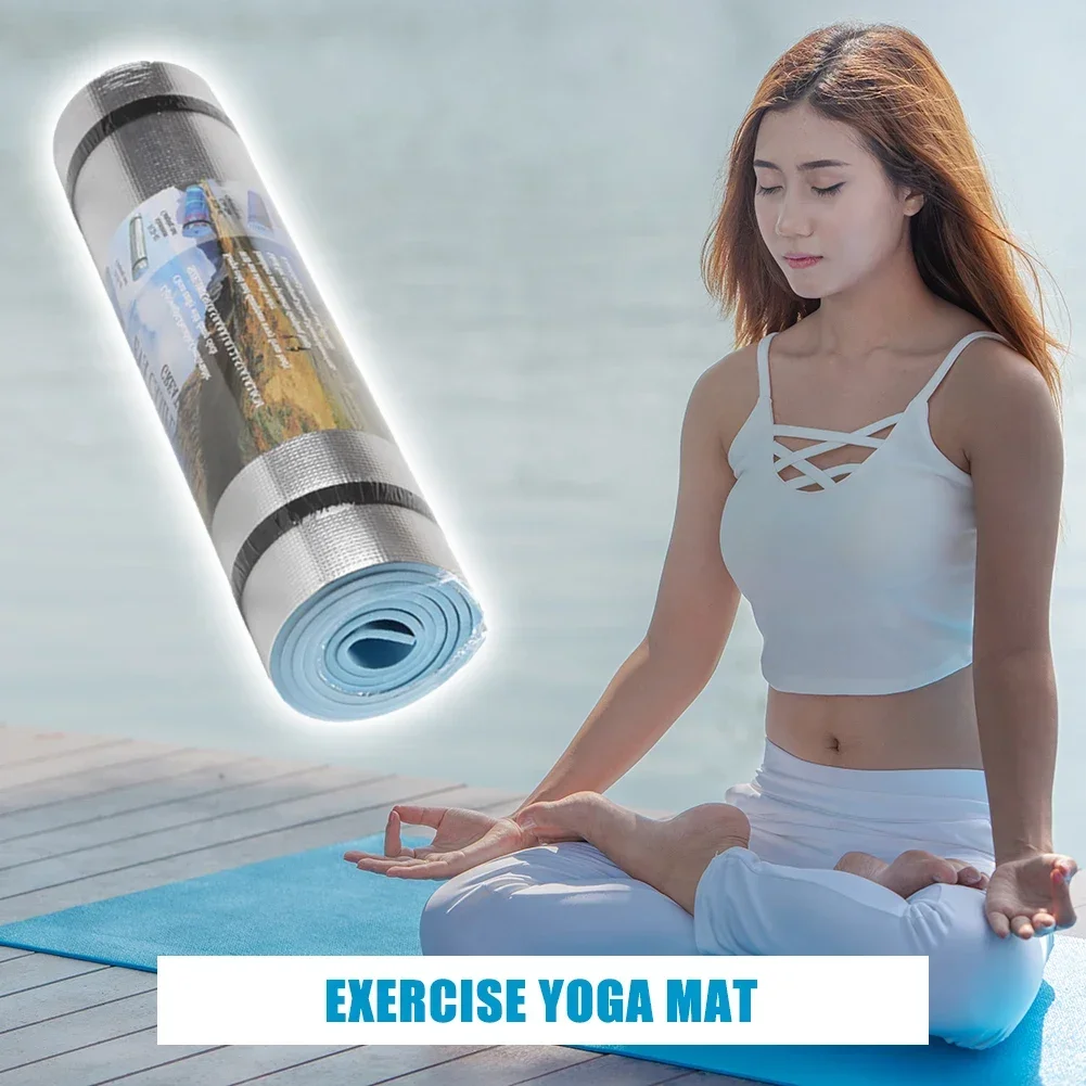 EVA Yoga Mat, Non-Slip Gymnastics Fitness Pads, Moisture-proof Outdoor Picnic Beach Camping Mat, 180x50x0.6cm, Workout Pilates Pad