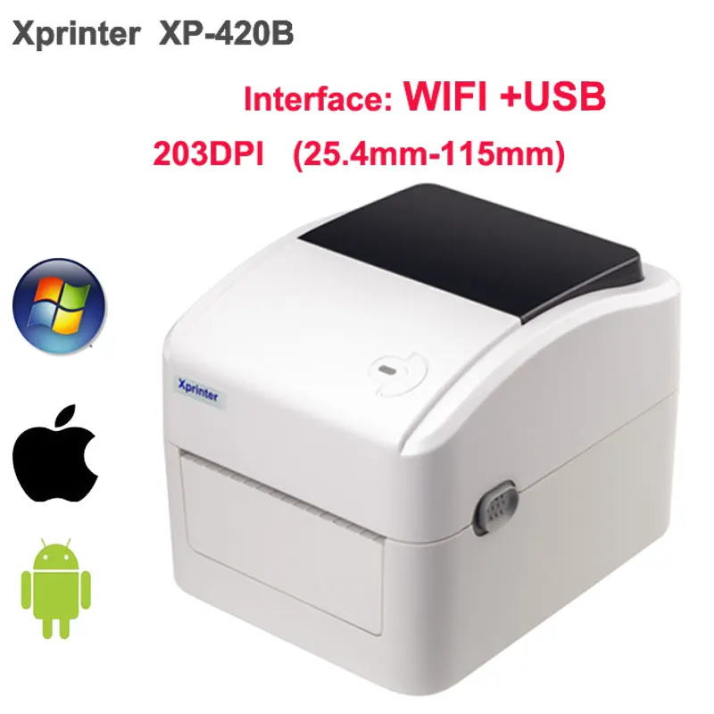 Xprinter 4inch Shipping label/Express/Thermal Barcode Label printer to print DHL/FEDEX/UPS/ USPS/EMS label 4x6 inches Label canon zoemini photo printer Printers