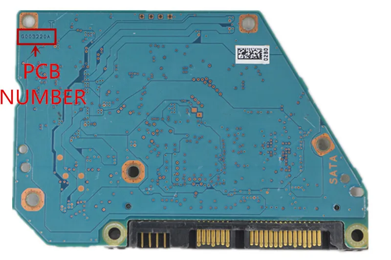 Placa de Circuito Mg03aca200 Hdd Placa Lógica do Pwb do Disco Rígido de Toshiba Número da Placa: G003220a - Imagem 3