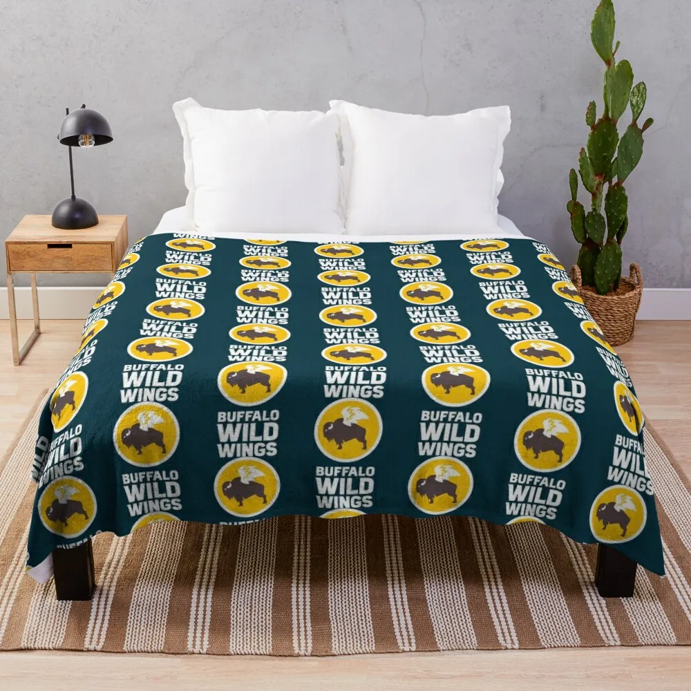 

Buffalo Wild Wings logo Throw Blanket Luxury Brand Decorative Throw Travel Quilt Blankets