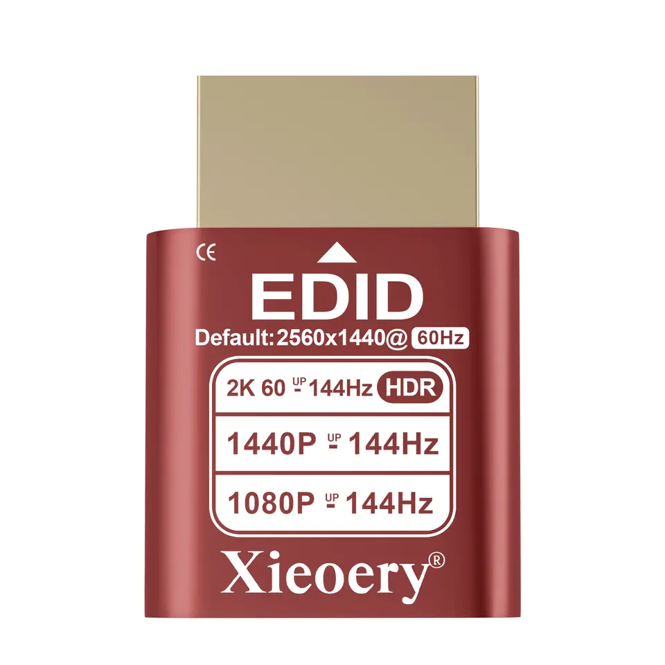 2K Headless HDMI Dummy Plug with HDR, 2560×1440 EDID Emulator,60–144Hz Virtual Display Adapter for Headless PCs & Remote Desktop image 7