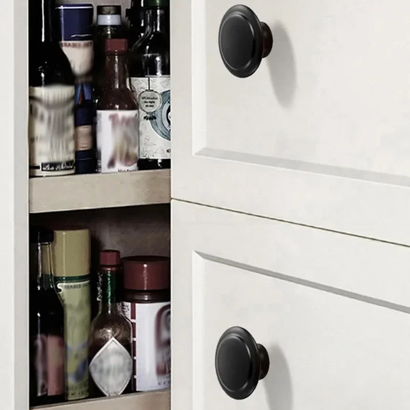 Door Handles Cabinet Handles Stainless Steel Cabinet Handles Mushroom Head Drawer Pulls Replacement Furniture Door Hardware Handle for Furniture Decoration