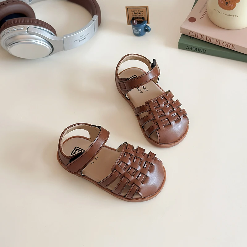 Girls Casual Woven Sandals Summer Korean Style