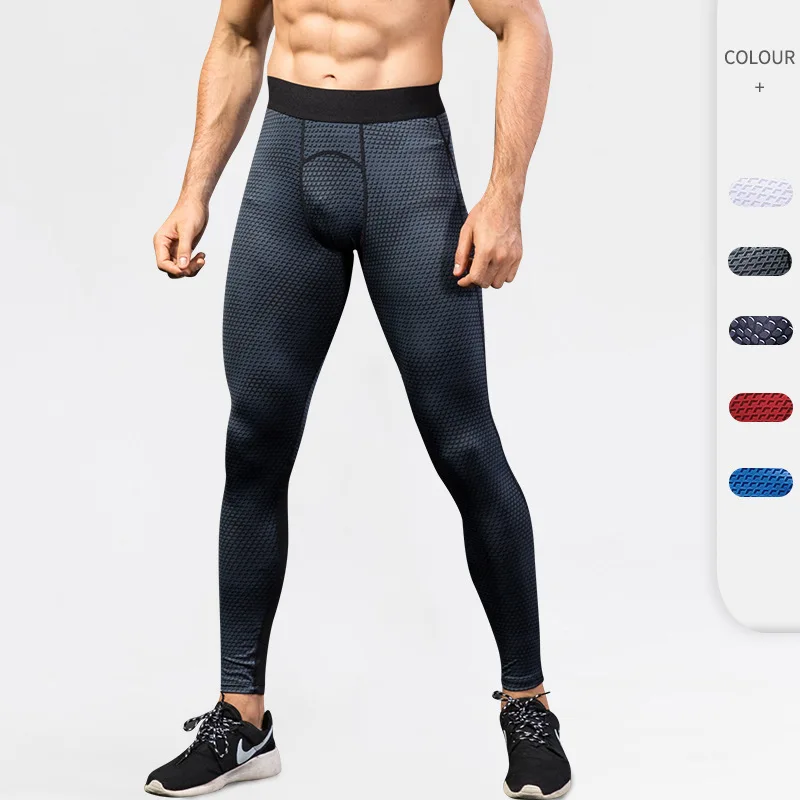 Mens Compression Pants Quick Dry Fit Sportswear Running Tights Men Legging Fitness Training Sexy