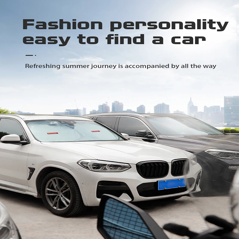 Car Windshield Sun Shade Visor UV Protection Shield For Great Wall Haval F7 H6 H2 H3 H5 H7 H8 H9 M4 F7X F7H H2S Jolion Silver car sunshade windshield sunshade windshield sun shade