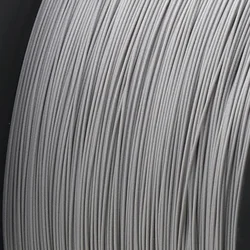 High - Temperature Silver Plated Copper PTFE Wire - Ultra - Thin Electronic Single Core Cable - 26AWG (Grey)