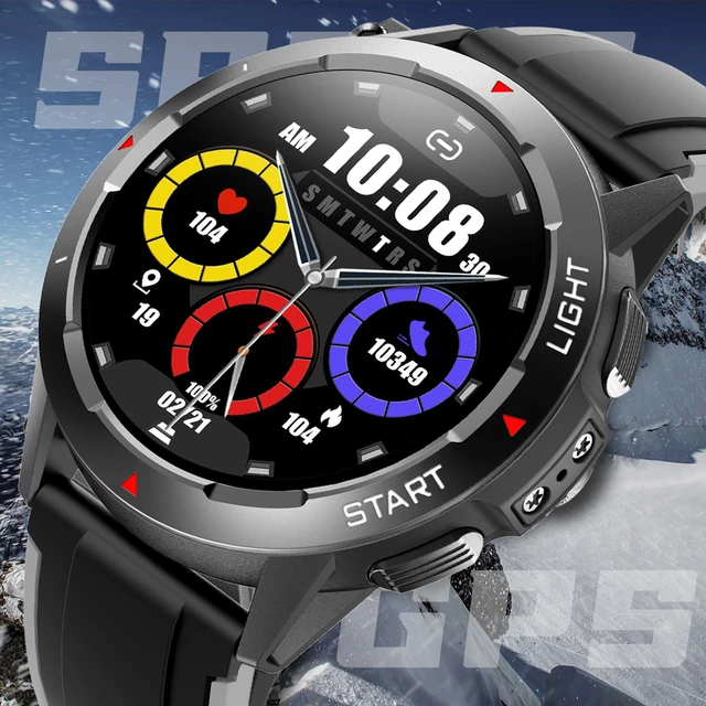 Outdoor GPS Smart Watch Men Altitude Air Pressure Tracker Military Tactical Watches Waterproof Reminder Smartwatch _ - AliExpress Mobile