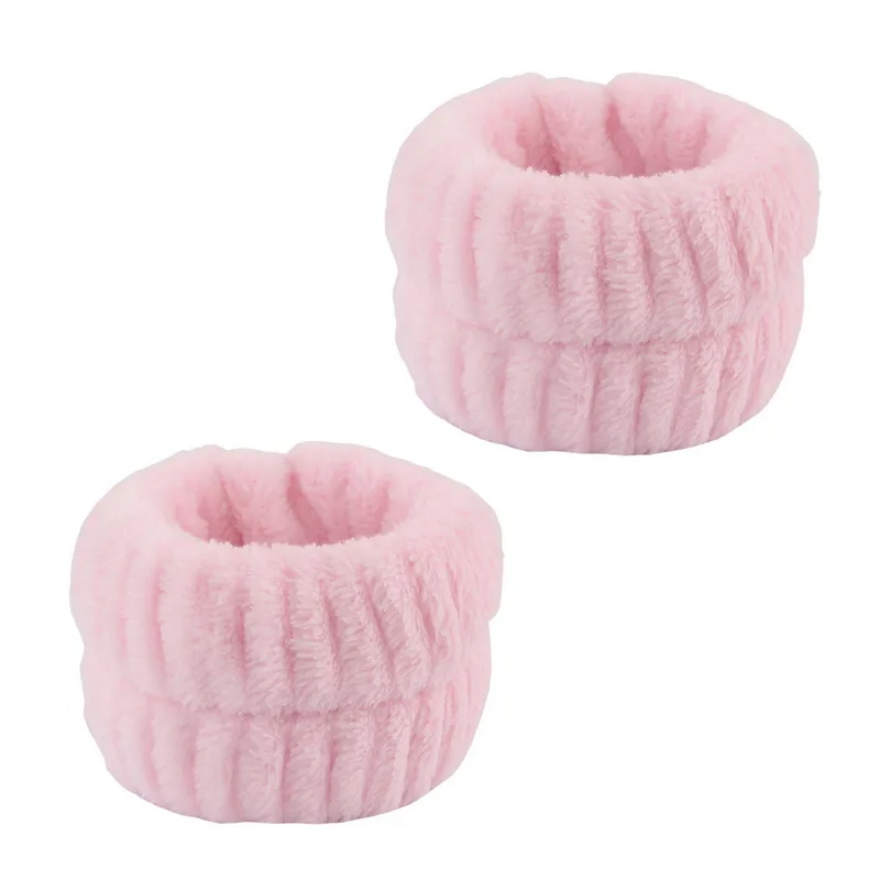 Women's Soft Bow Headband and Wrist Towels Set
