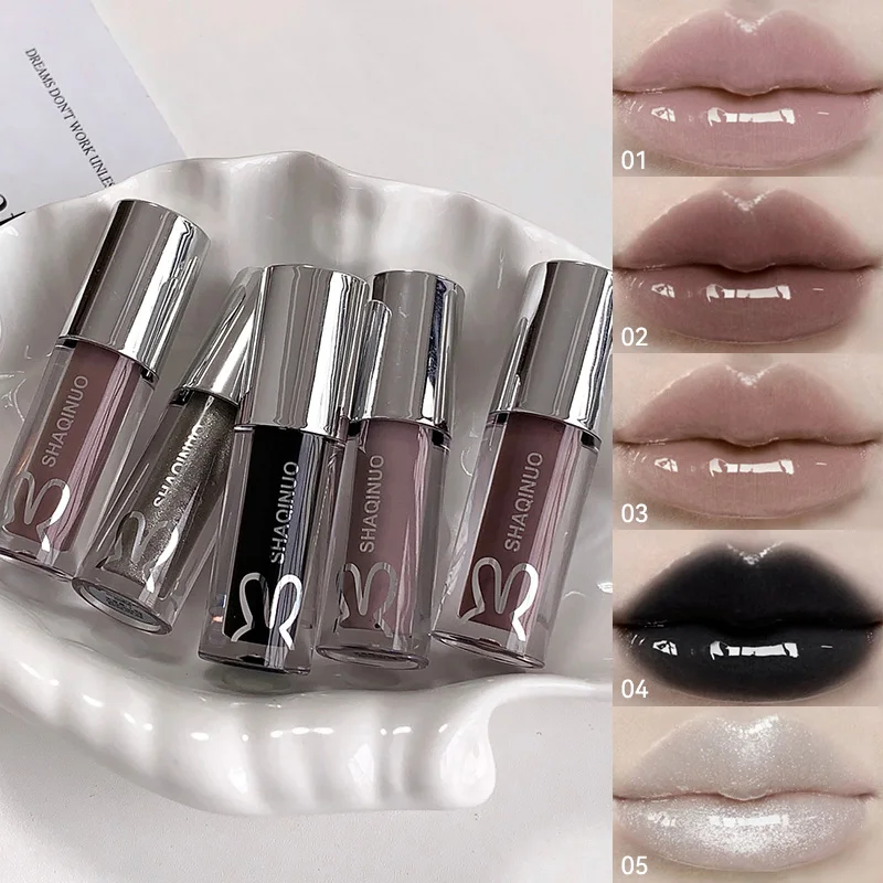 Shachi Nuo Color Lip Oil Gloss, Water Mirror Effect, Moisturizing, Soothing, Long-Lasting Hydration, Tone-Up,_voghion.com