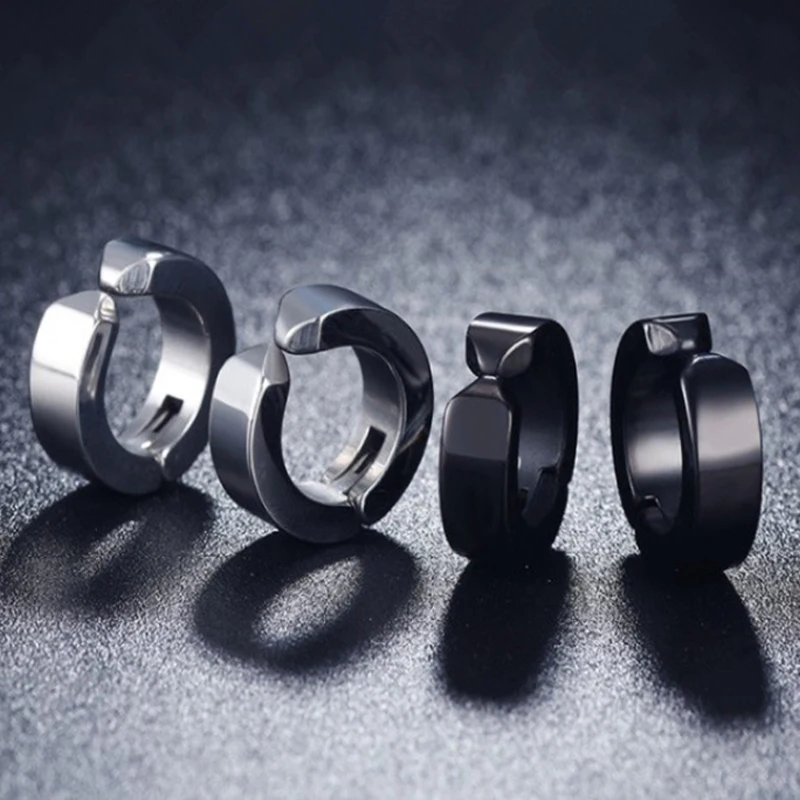 6 coppie di orecchini magnetici in acciaio inossidabile, orecchini