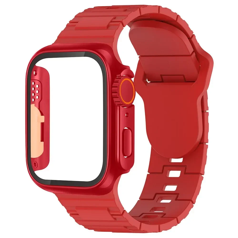 Mecha Sport Silicone Loop Band with Enhanced Protective Ultra Case