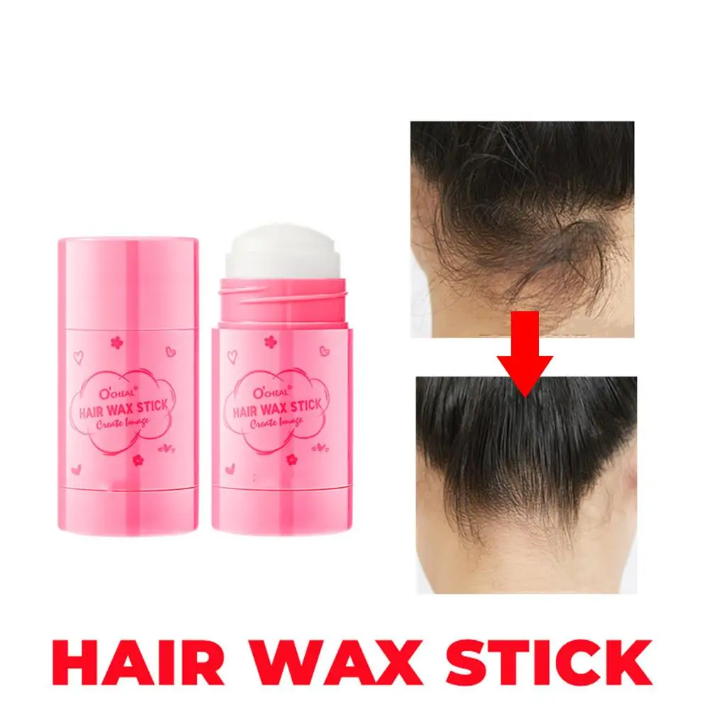 40G Professional Hair Wax Stick Crushed Hair Finishing Repair Smooth Hair Broken Gel Cream Artefatto Sciolto Non Grasso Styl V4A1