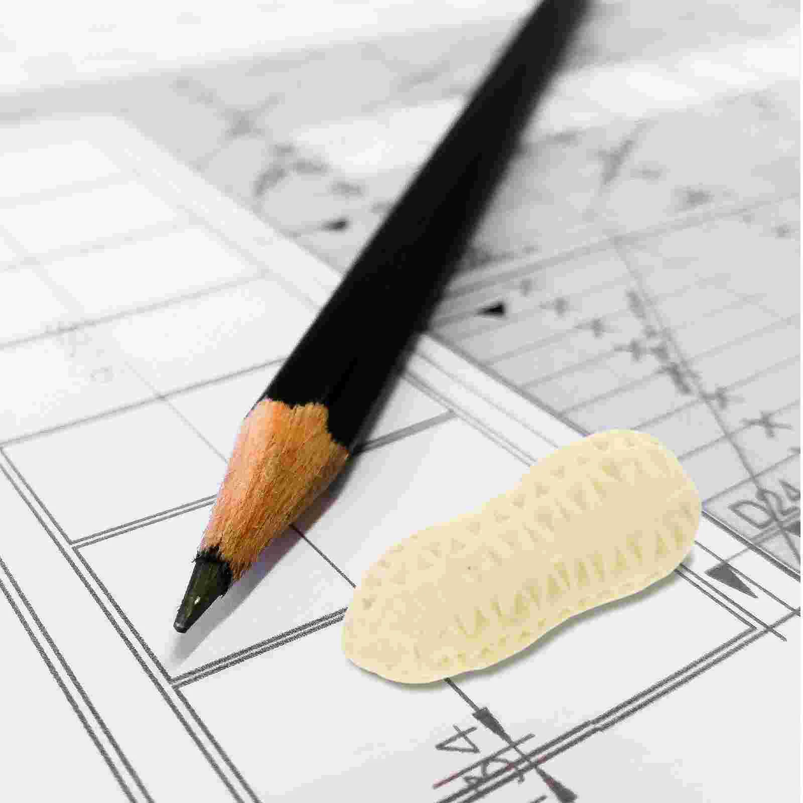   미니 식품 지우개로 모양을 가진 인공 시뮬레이션 땅콩 지우개 학생 사용 25개