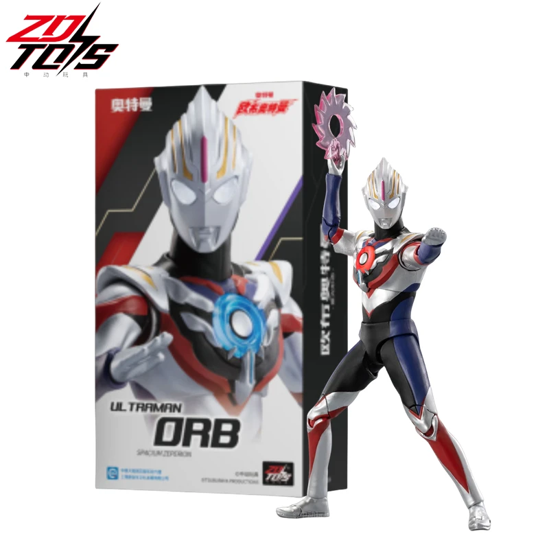 ZDOriginalOrbUltramanLEDLightsActionFigureGaiaTigaTrigger