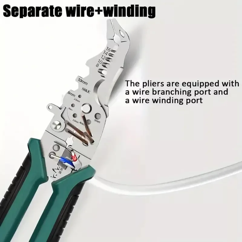 Multi-function Electrician Pliers Industrial-grade Special-purpose Wire Stripping Artifact Wire Crimping Stripping Pliers Tools 3