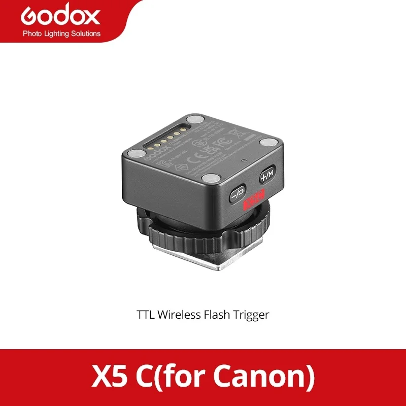 Godox X5 TTL 2.4G 마그네틱 플래시 트리거 핫슈 회전 헤드 송신기 (iT32 플래시, 라이카, , 캐논, 니콘, 후지, 올림푸스 호환)