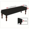 1pc Solid silver fox fur elastic dustproof bench cover with rope decoration and beautification 5