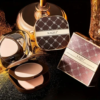 Delicate Double Brightening Powder Waterproof Sweatproof Oil Control Setting Concealer Long Lasting Permanent Makeup 1