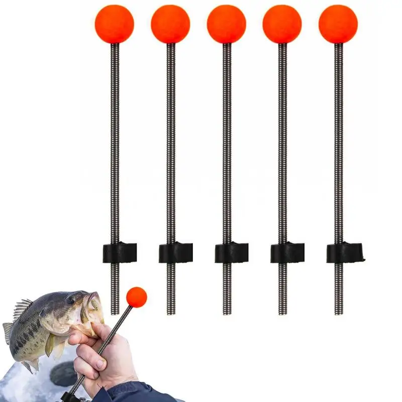 Ice Fishing Rod Tip Portable Spring Bobber Winter Fishing Rod Tips