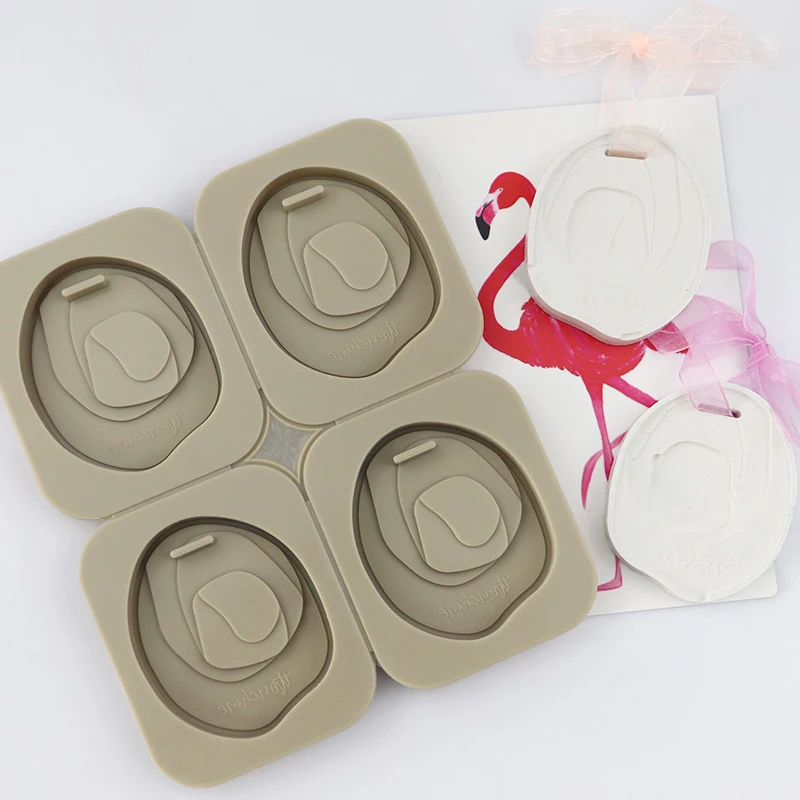 Silicone Mold Soap Molds 4-hole Peach Heart